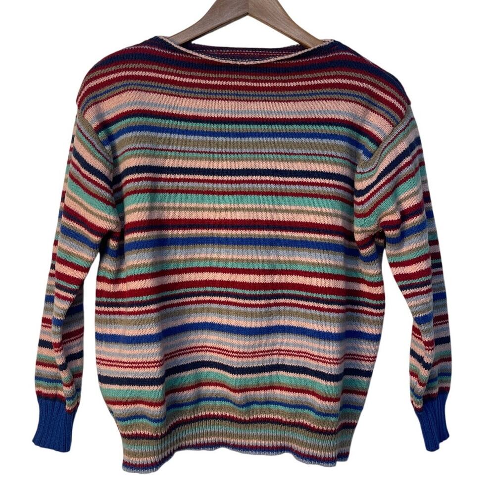 Striped Multicolor Sweater Size L Brand‎ Unknown
